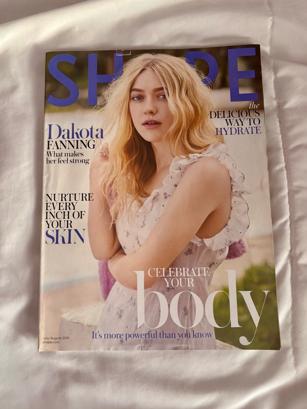 Dakota Fanning for Shape Magazine July/August 2019 issue